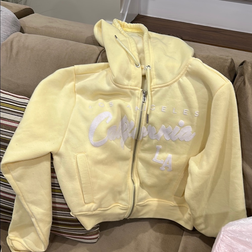 Yellow Los Angeles California Hoodie